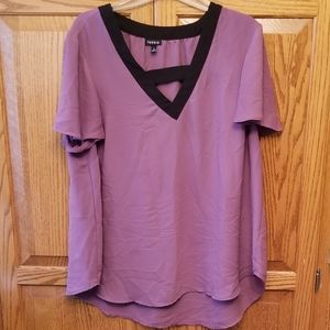 Flowy Periwinkle Blouse